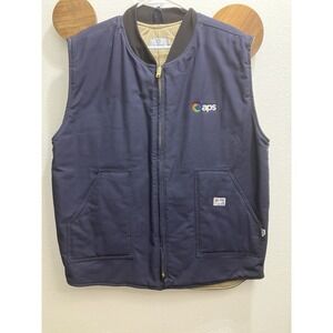 Tyndale Heavyweight FR Chore Vest 3XL Navy Flame Resistant CAT4 Made in USA aps